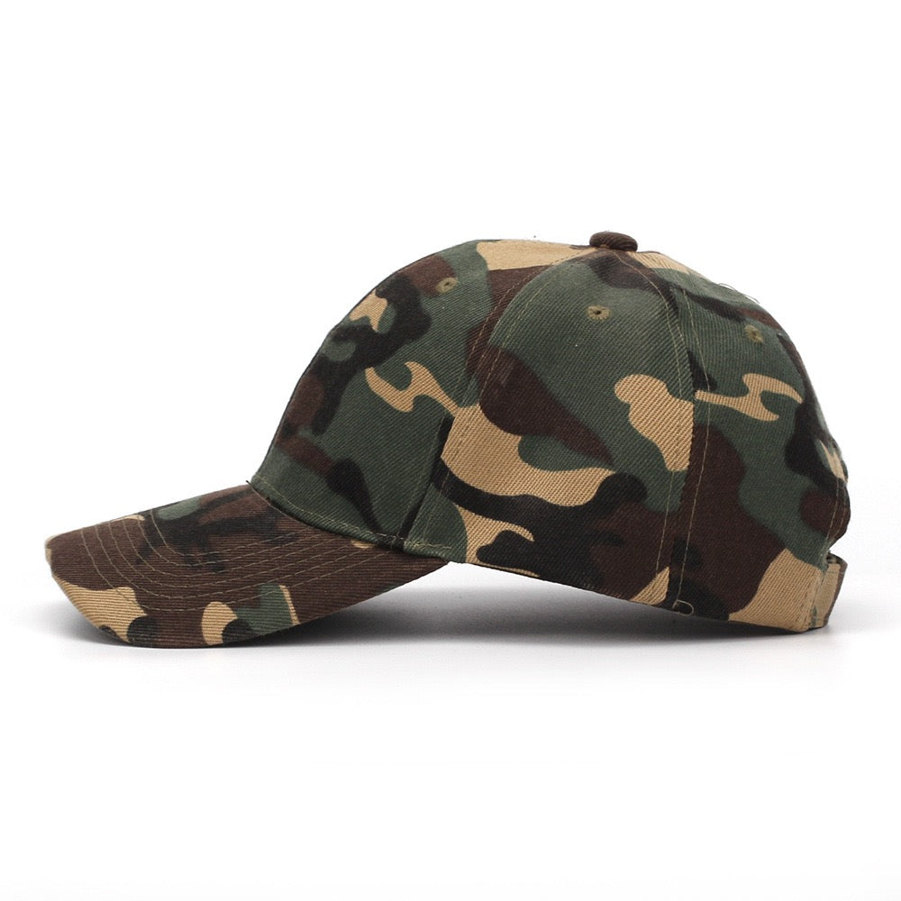 Unisex Camouflage Baseball Cap Adjustable Tactical Hat Camo Cap Sport Trucker Caps Summer Sun Hats for Women Men