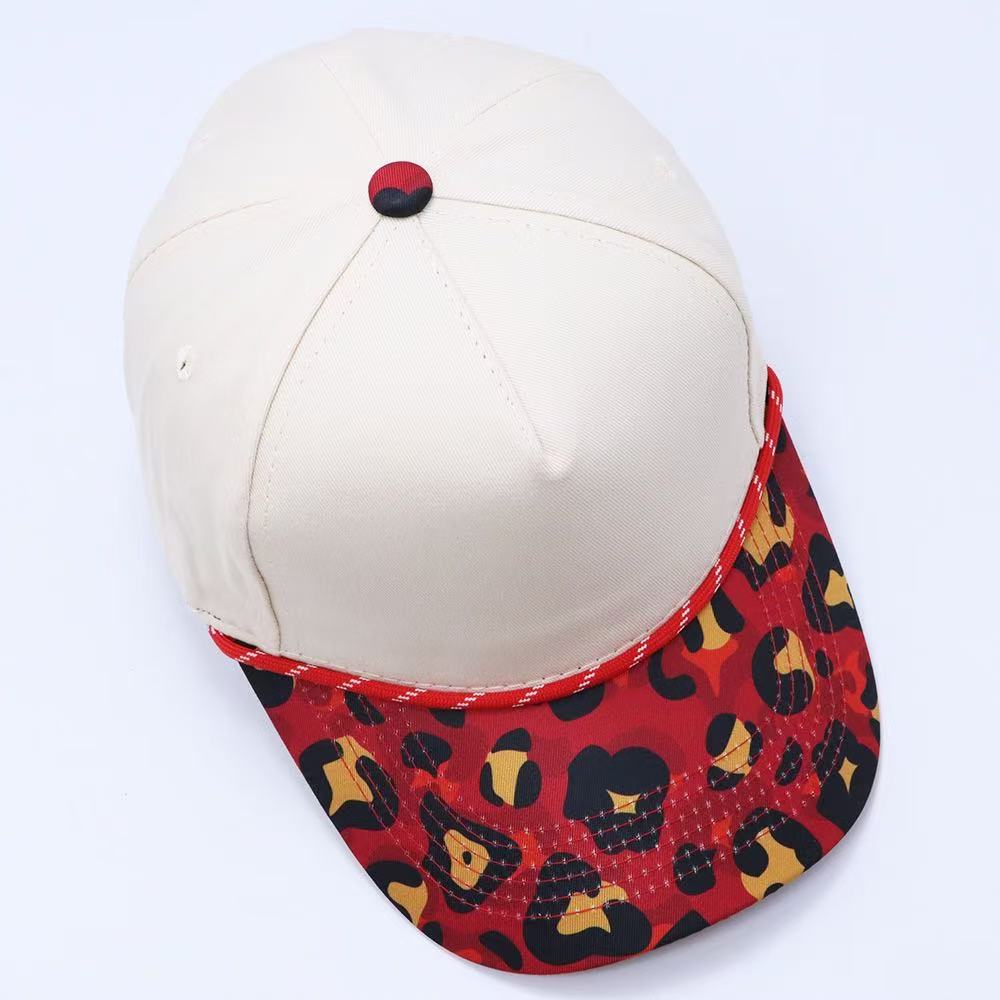 Unisex Leopard Print Baseball Cap Adjustable Outdoor Sports Visor Sun Hat Caps for Women Men