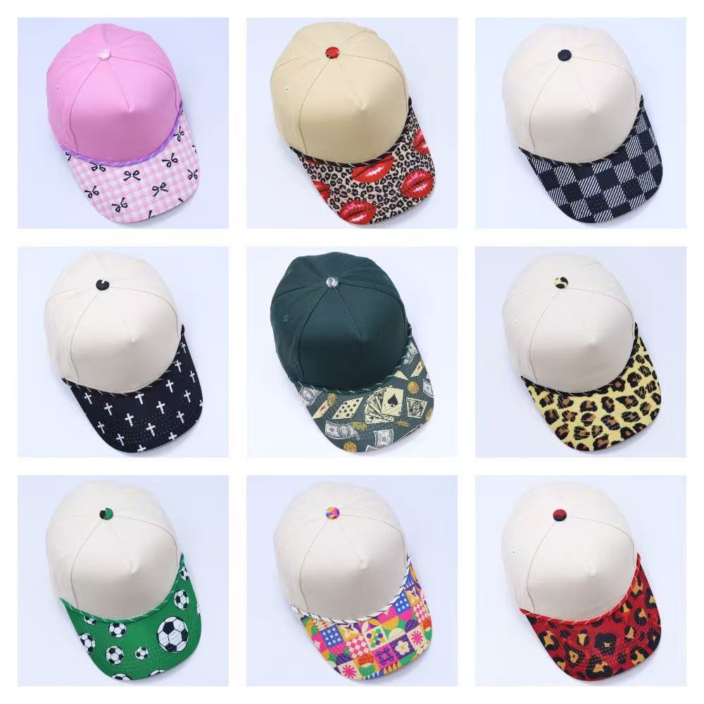 Unisex Leopard Print Baseball Cap Adjustable Outdoor Sports Visor Sun Hat Caps for Women Men