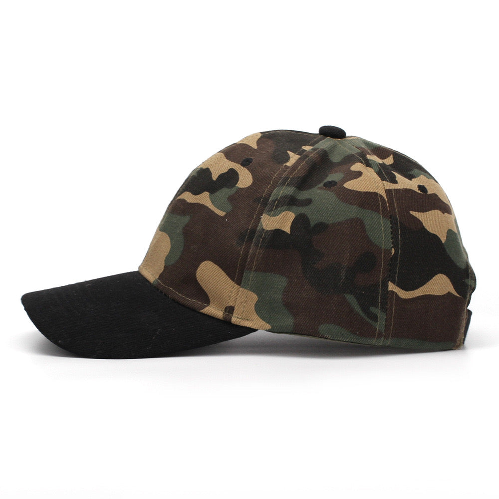 Unisex Camouflage Baseball Cap Adjustable Tactical Hat Camo Cap Sport Trucker Caps Summer Sun Hats for Women Men