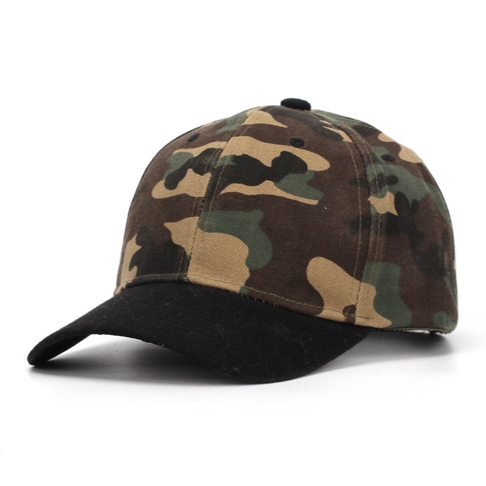 Unisex Camouflage Baseball Cap Adjustable Tactical Hat Camo Cap Sport Trucker Caps Summer Sun Hats for Women Men