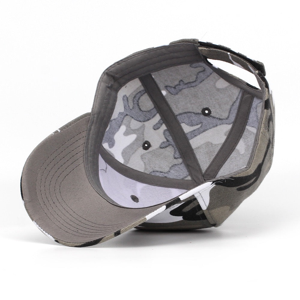 Unisex Camouflage Baseball Cap Adjustable Tactical Hat Camo Cap Sport Trucker Caps Summer Sun Hats for Women Men