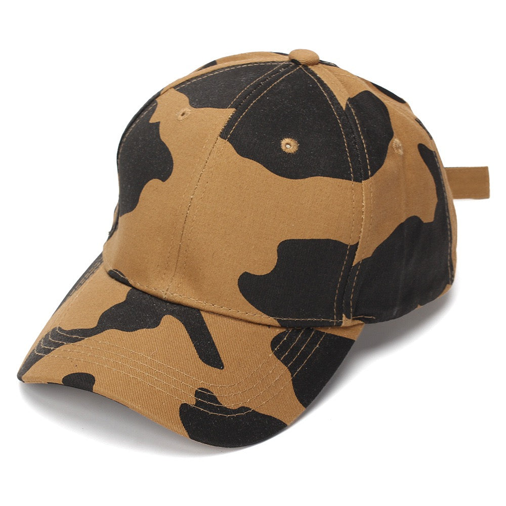 Womens Cow Print Baseball Cap Unisex Adjustable Baseball Hat Casual Cotton Sun Hats for Teen Girls