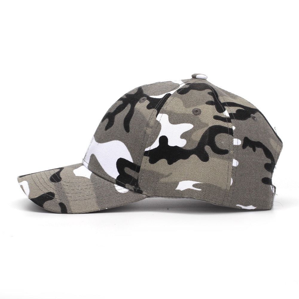 Unisex Camouflage Baseball Cap Adjustable Tactical Hat Camo Cap Sport Trucker Caps Summer Sun Hats for Women Men